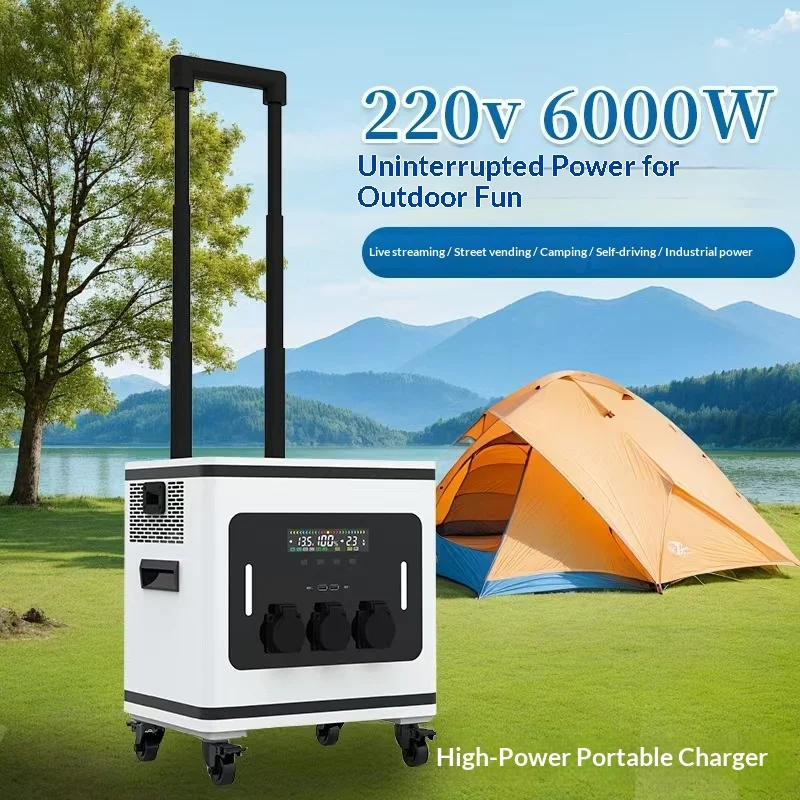 Lithium Ion Battery Outdoor Mobile Power Supply 220v Large Capacity Portable High-power Emergency Camping view 5
