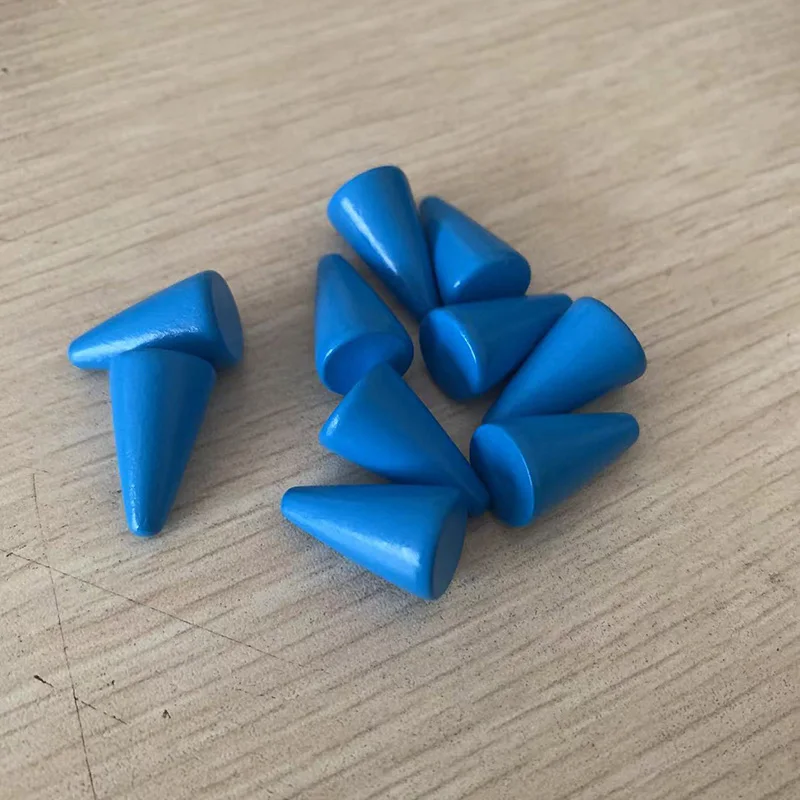 10pcs/set Conical Wooden Pieces Board Game Accessories image 4
