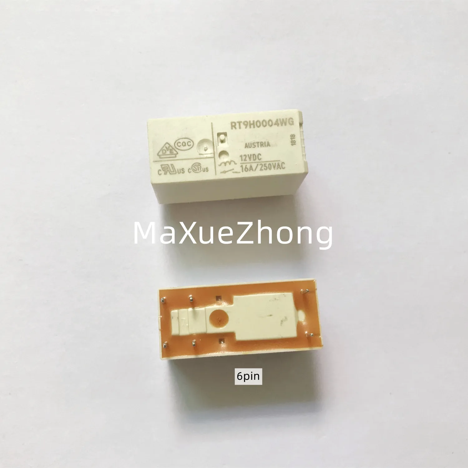 Original new 100% RT9H0004WG 12VDC 16A 250VAC normally open genuine import power relay RT9H0004WG-12VDC 6pin