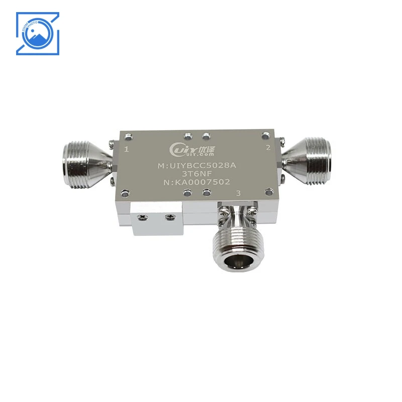 Szerokopasmowy koaksjalny cyrkulator RF 3.0-6.0GHz UIYBCC5028A, moduł cyrkulatora UIYBCC5028A3T6NF z złączem N