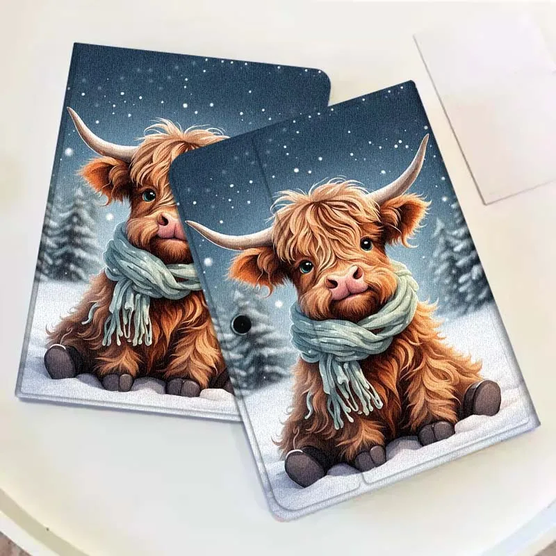 

Cartoon Anime Cow Pattern Tablet Case For OPPO Pad 2 3 4 11 SE X Air 2 Neo Pro 12.1 10.36 11 11.4 13.2 Inch