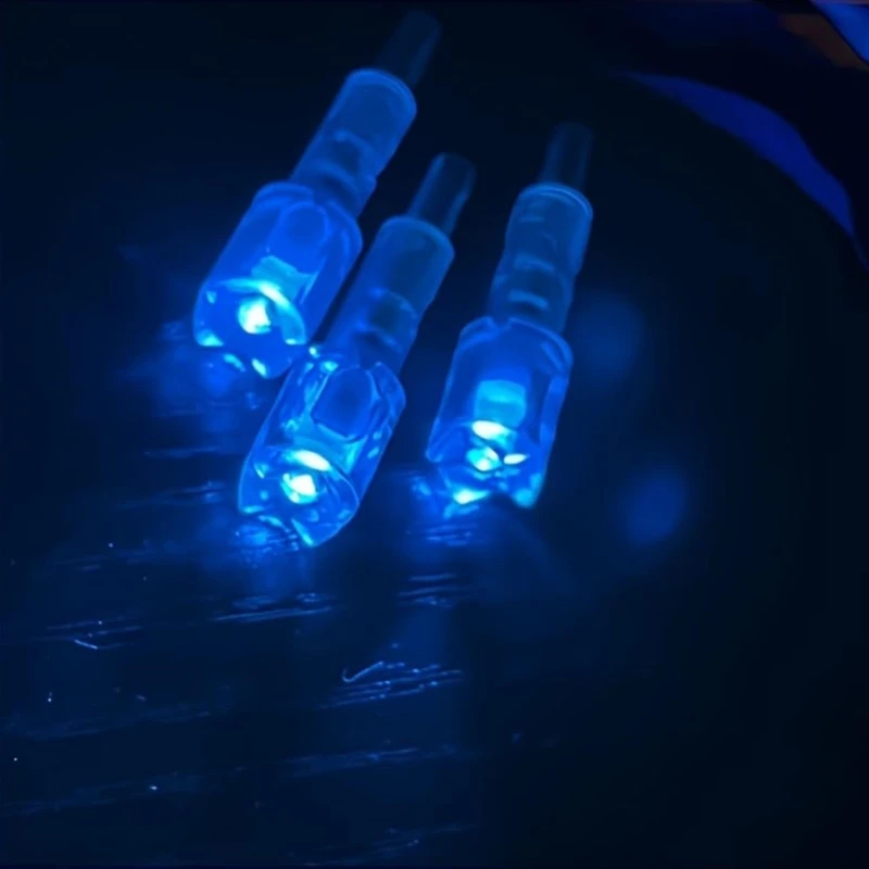 

6 шт., светящиеся стрелки, хвостовые светодиодные насадки со светящейся подсветкой, автоматические насадки с подсветкой для в