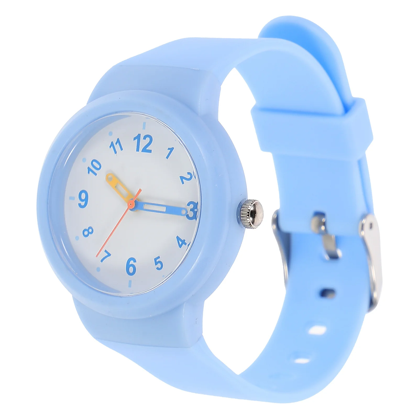

1pc Waterproof Children Watch Simple Exam Wristwatch For Kids Stylish Durable Safe Smooth Bright Gift Children Waterproof Watch