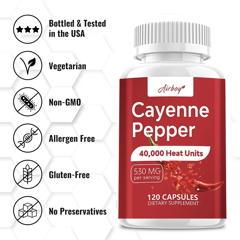 Cayenne Pepper - Detoxification, Digestion, Gut Health Immunity, Supports Heart Health