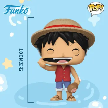 Funko POP 原創海賊王 路飛 娜美 兔八哥 山治 索隆 可動人偶 玩具 男孩女孩禮物 收藏模型擺件 12 最佳銷售 Funko 魯夫 - №3