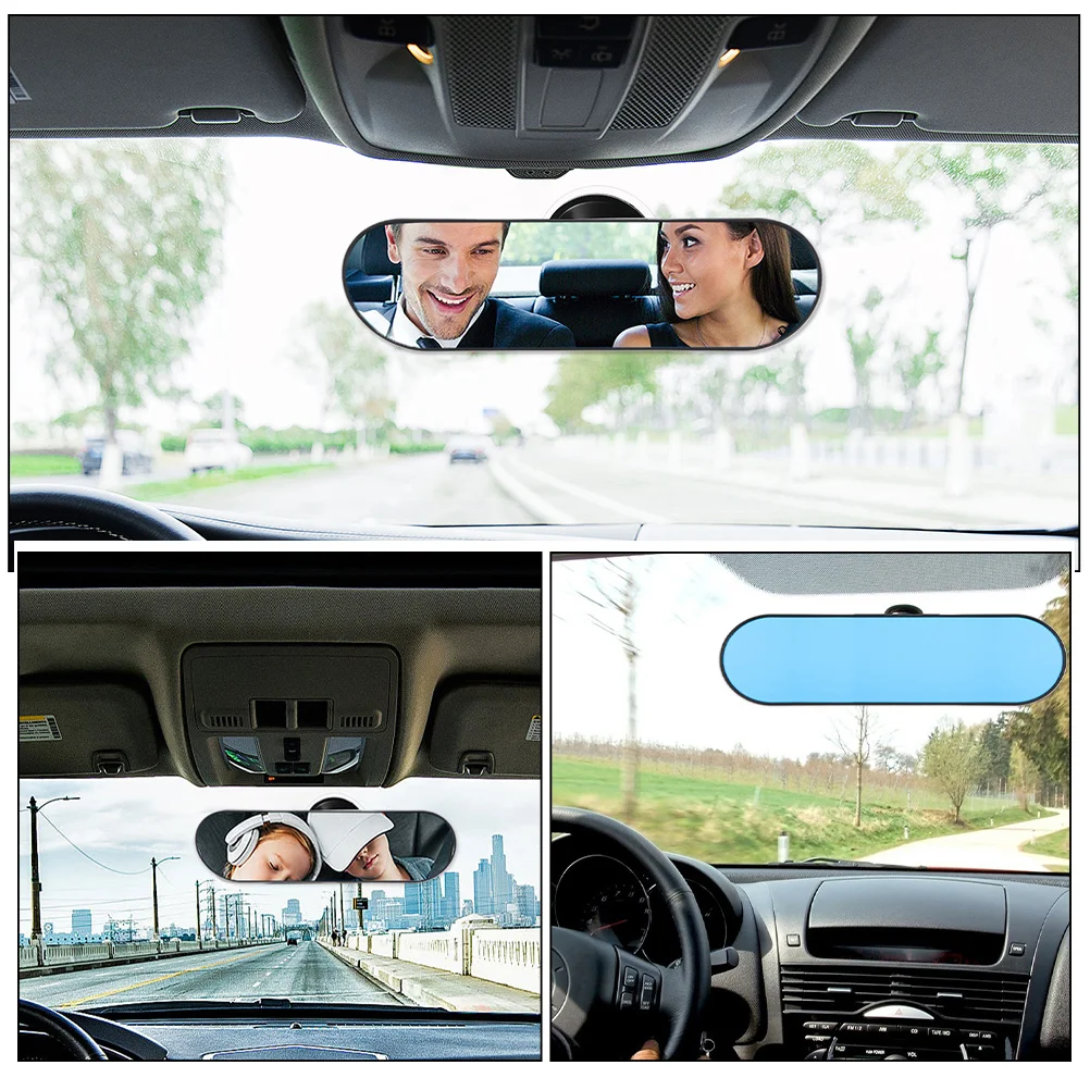 مرآة الرؤية الخلفية الداخلية للسيارة لمراقبة الأطفال، كوب شفط لاصق قوي للمقعد الخلفي، مرآة زاوية واسعة لسلامة السيارة #2