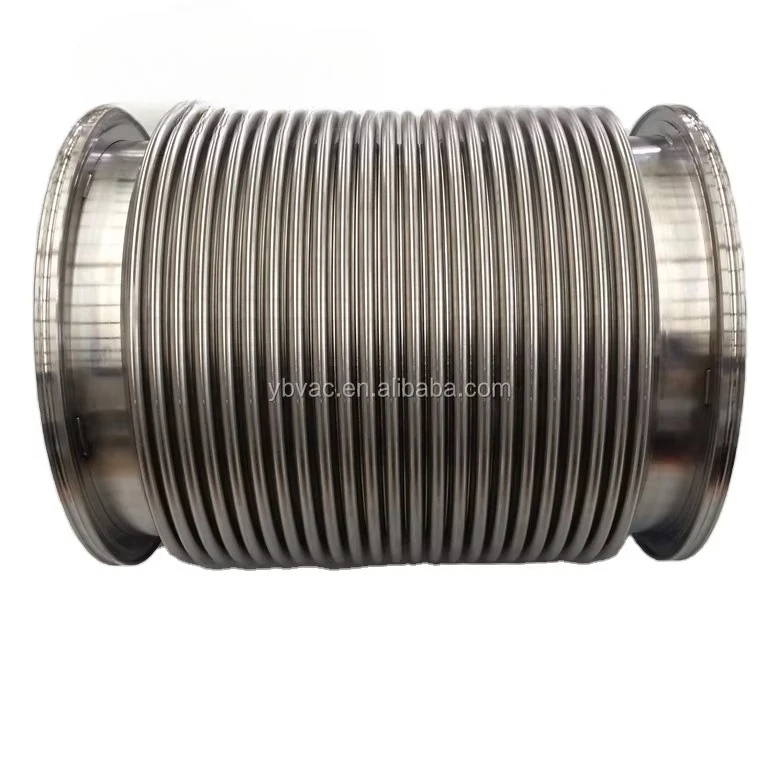

Stainless Steel Vacuum Bellows with ISO Flanges Media Wall Polished Surface Treatment