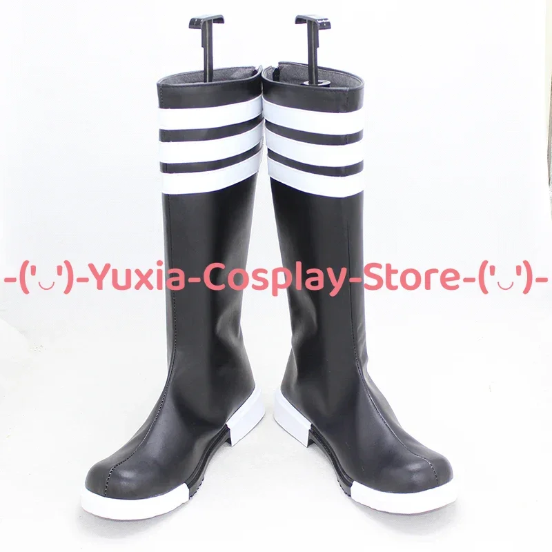 ¡Yuxiacosplay! Zapatos de Cosplay Gintama Sakata Gintoki, accesorios de personaje del juego de Anime, botas de cuero PU, disfraz de fiesta de Carnaval y Halloween