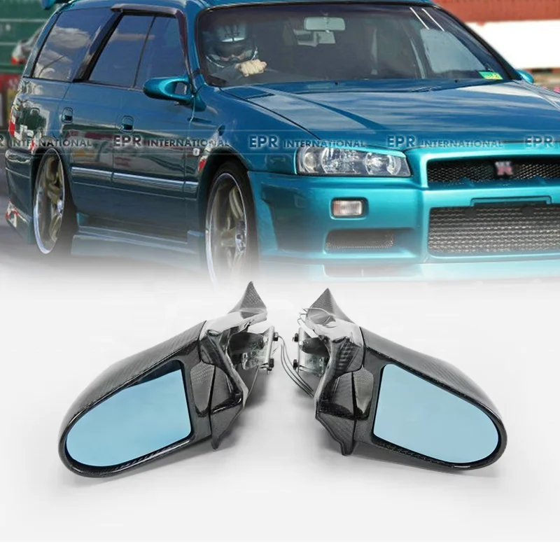 

Stagea C34 M34 Aero Carbon Fiber Rearview Side Mirror Cover New Condition