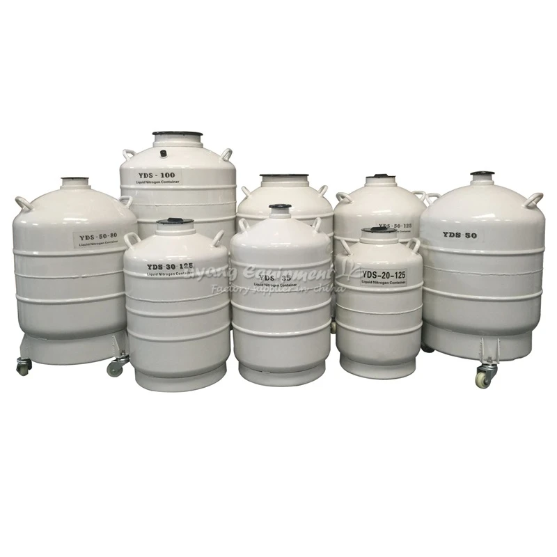 Professional LY Liquid Nitrogen Tank Container 10L Be Made Of Aviation Aluminum 11 Layers Lock Temperature For Research laborato