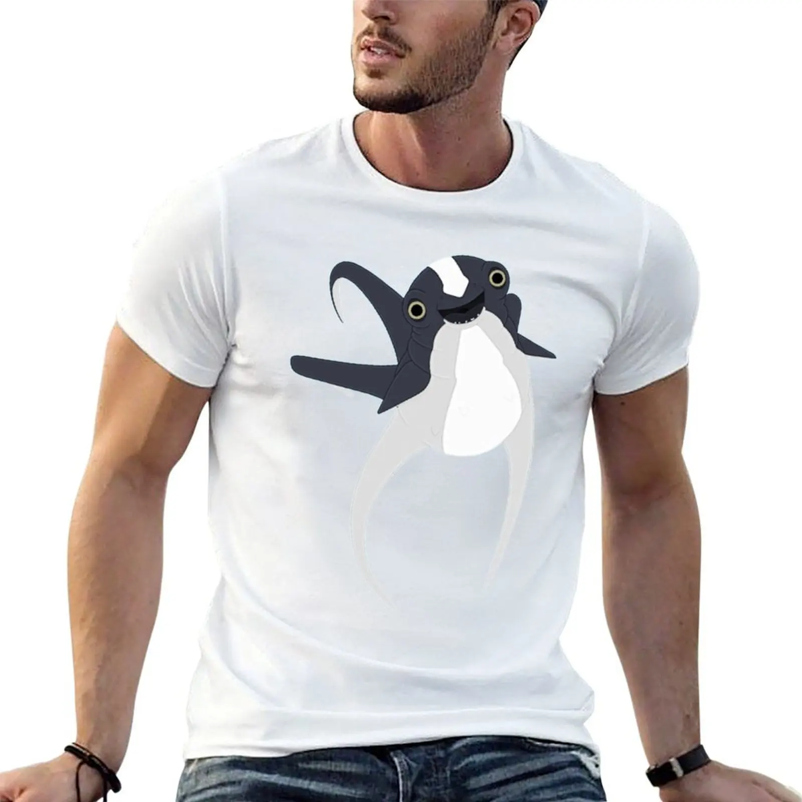 

man t Subnautica Cuddlefish shirts anime t T-Shirt shirt graphic man for