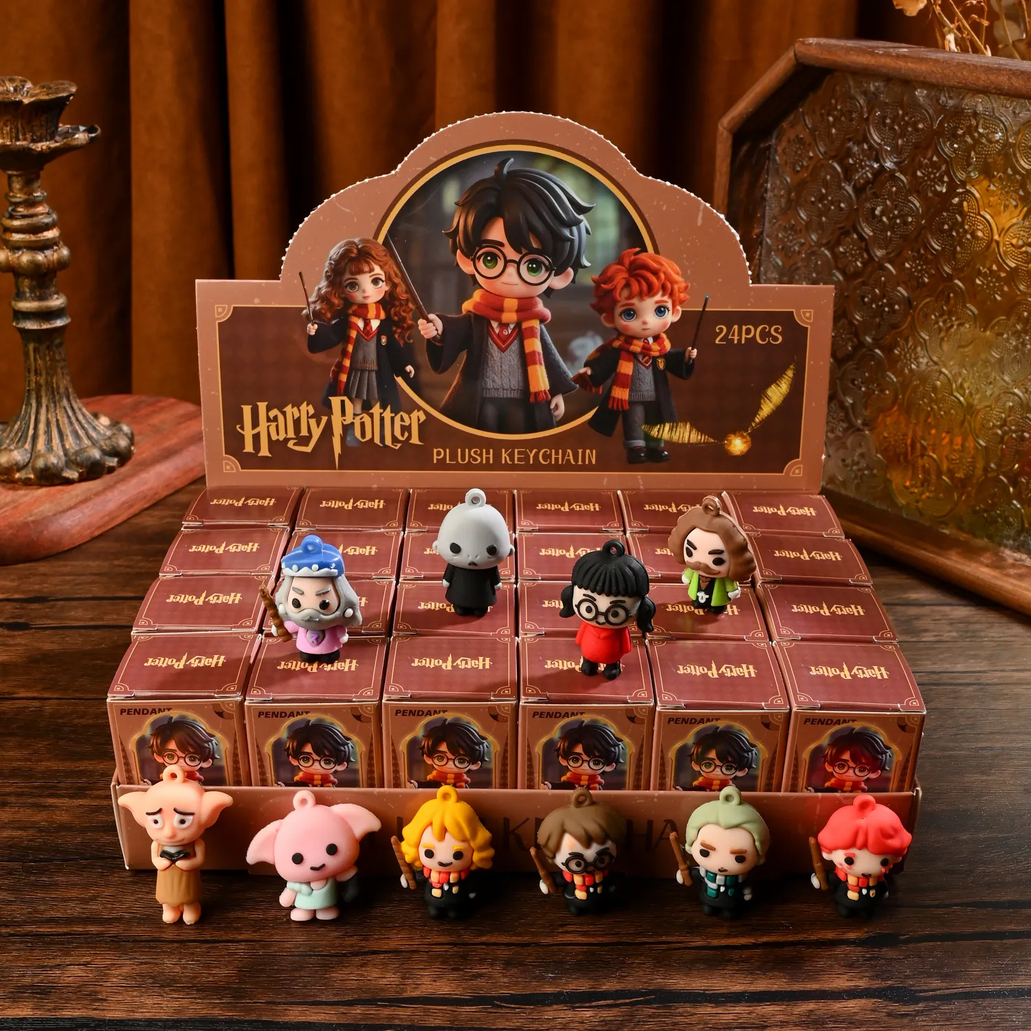 2025 جديد هاري بوتر صندوق أعمى سلسلة أنيمي الكرتون جمع أرقام لطيف الحلي دمية الأطفال عيد الميلاد صندوق مفاجأة اللعب