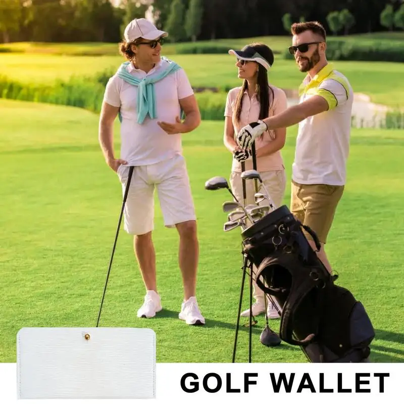 Golf Wallet Thin Card Holder PU Slim Wallet Minimalist Multi-functional Wallet For Golf Occasions Daily Pocket Money Envelope