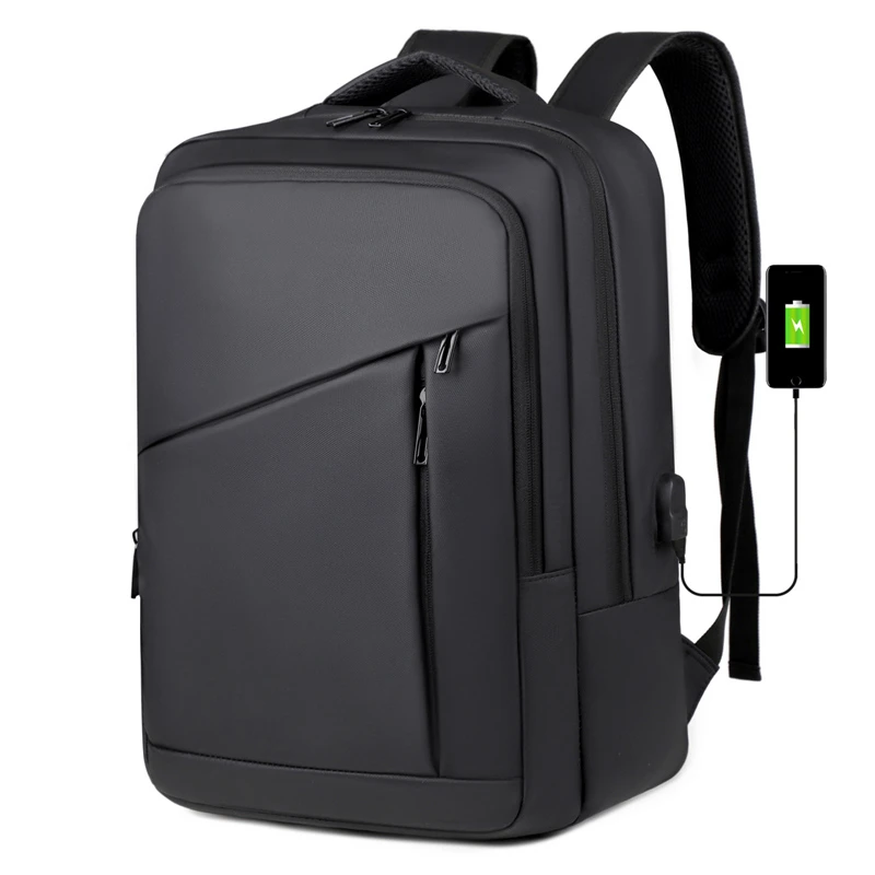 

Business Laptop Backpack Large Capacity Multifunctional Usb Charging Waterproof Film Backbag Casual Shoulder Bag For Men school