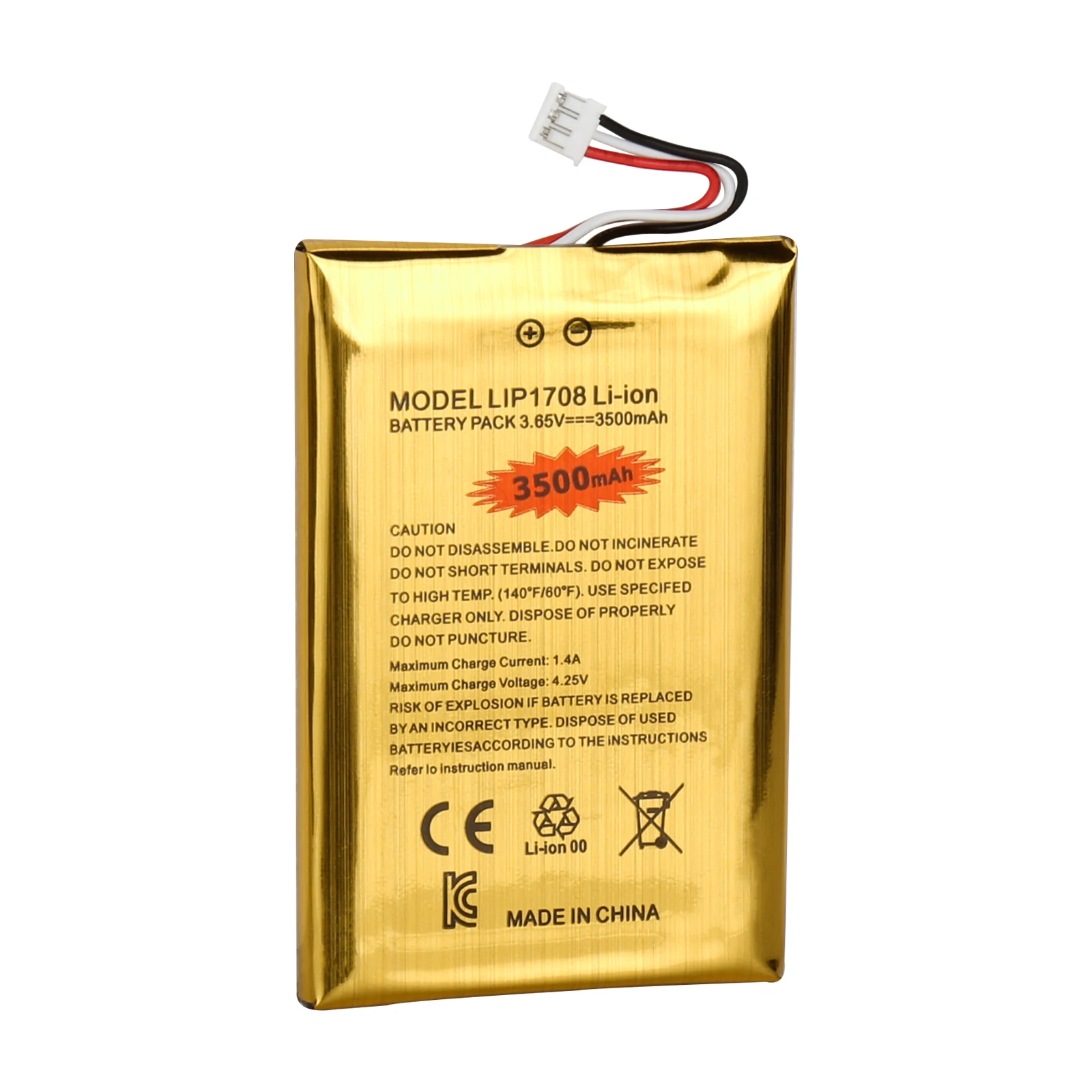 3500mAh LIP1708 para Sony PS5 controlador batería recargable batería de litio incorporada para controlador de juego DualSense