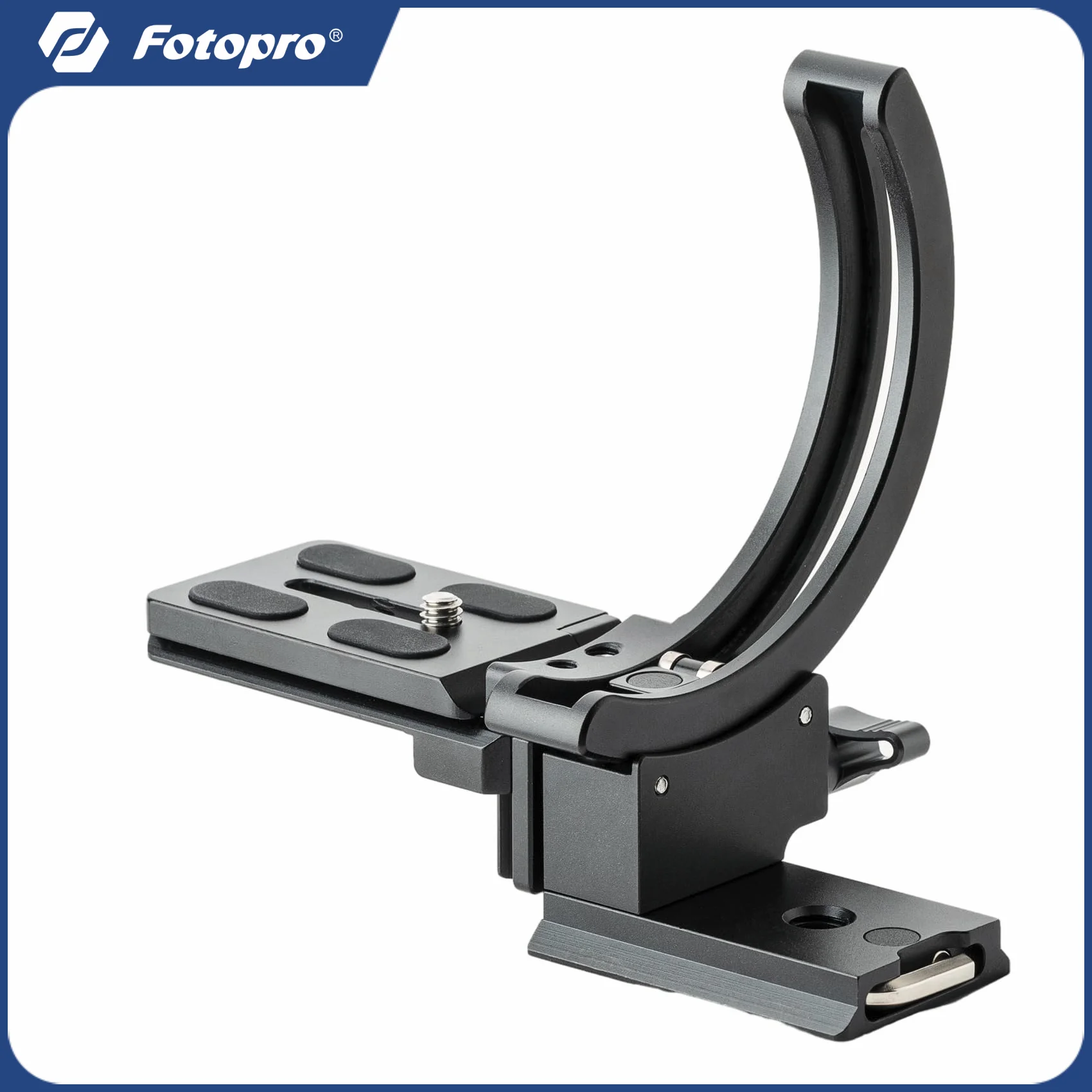 

Fotopro Tripod Mount Ring Lens Mount 1/4 Rotatable Collar Mount Plate for DSLR Camera Horizontal and Vertical X-Rotator 95