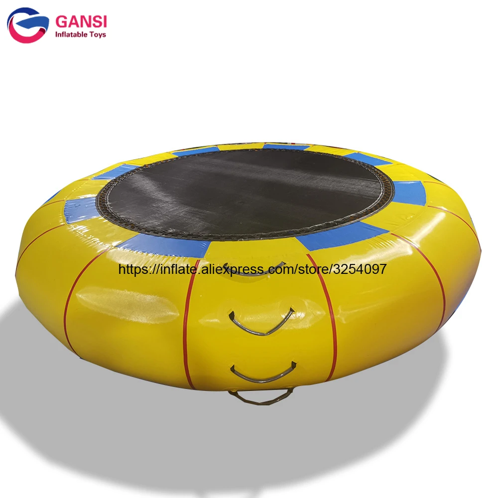 Customized Outdoor Water Sea Inflatable Trampoline Water Park Leisure Sofa Inflatable Floating Trampoline