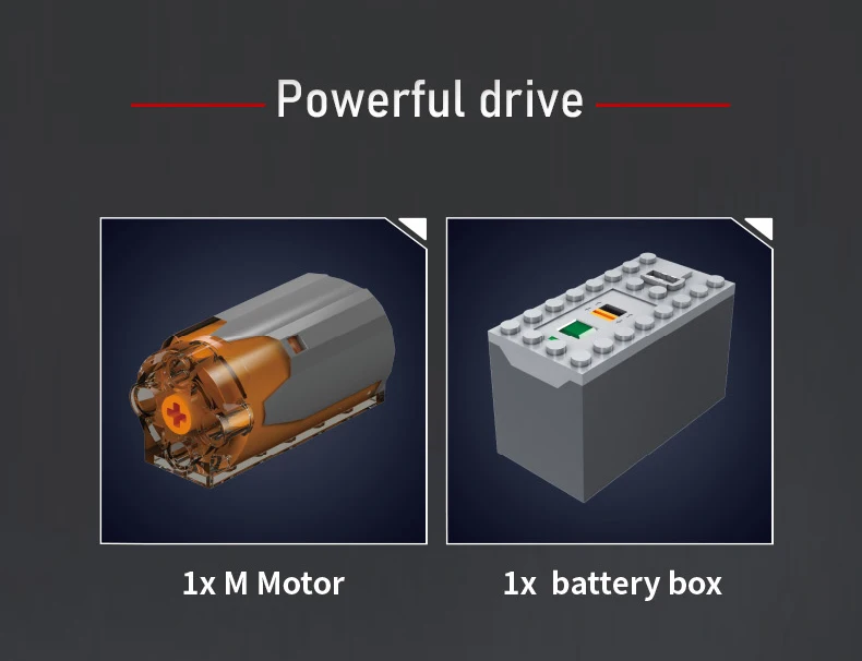 Mould King 10215 técnico NO.Koenig, piezas de accionamiento de coche, juego de juguetes de bloques de construcción de potencia de Motor para adultos y niños, regalo 739 Uds.