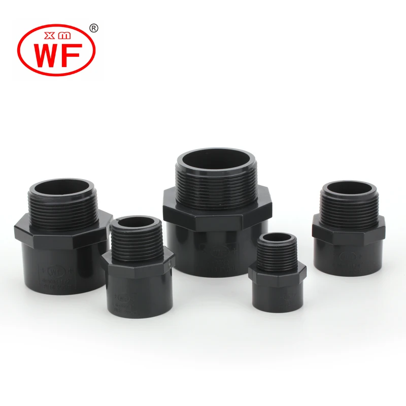 WF UPVC 20mm-63mm Male Adapter（S X T）Installs Pipe Water Tank pvc pipe Thread Connector AAquatic systems