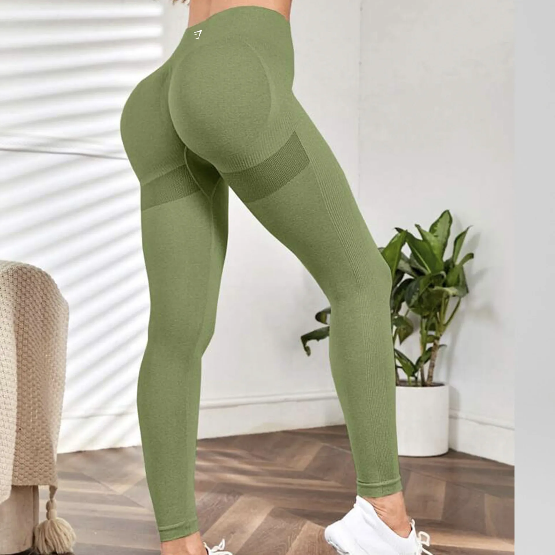 

Shark High Waist Seamless Workout Yoga Pants for Women Tummy Control Butt Lifting Gym Running Exercise