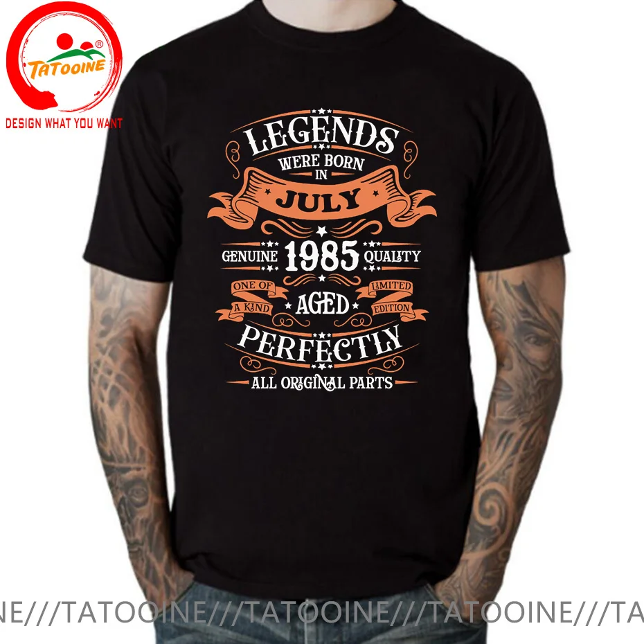 Legends Born in 1985 Aged Perfectly November September October December January Febuary March April May June July August T Shirt