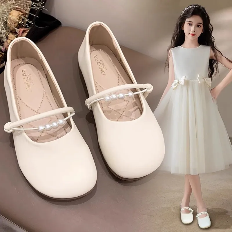 

French Style New Women's Lightweight comfortable and convenient Low Heel Single Shoes Soft New Gentle Leather Shoes