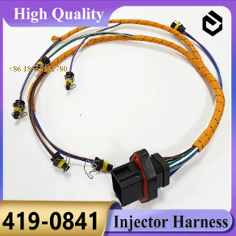 419-0841 Injector Wire Harness 4190841 for Engine C9 E330C E330D E336D Excavator Parts