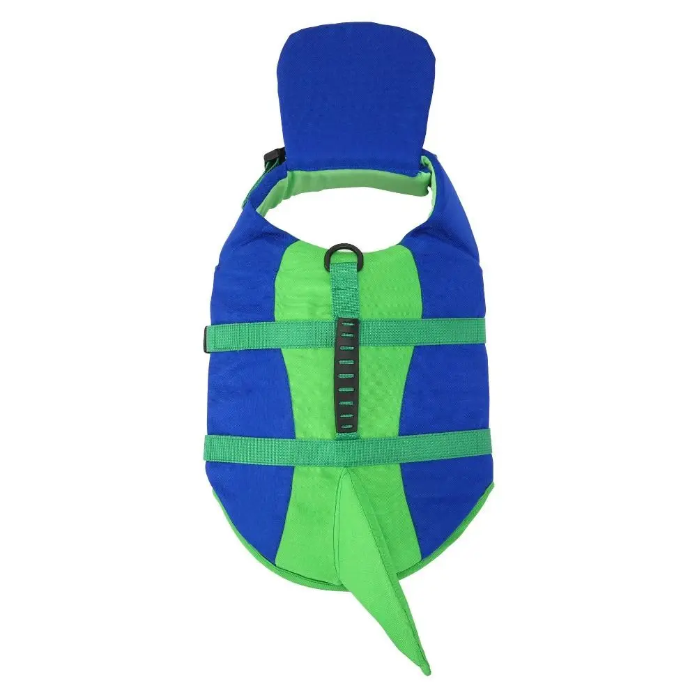 Hai-förmige Hunde-Schwimmweste, wasserdicht, atmungsaktiv, verstellbar, für Welpen, Sicherheitsweste für Strand und Schwimmen