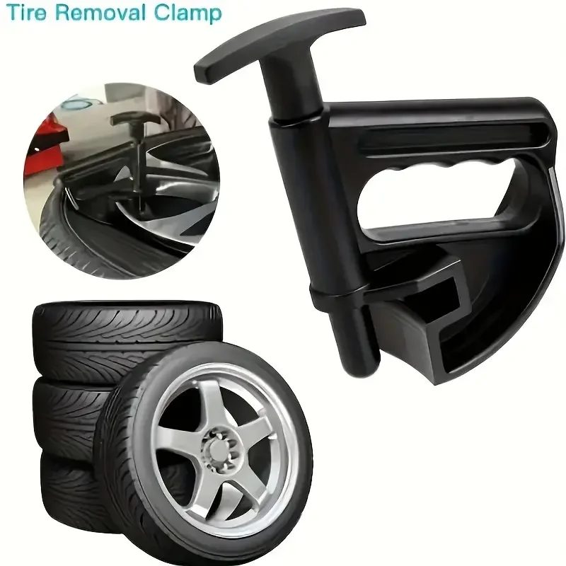 

Portable Tire Dismounting Machine Dismounting Tire Clamp Adapter Universal Tire Rim Clamp Tire Presser Pry Wheel Shifting Helper