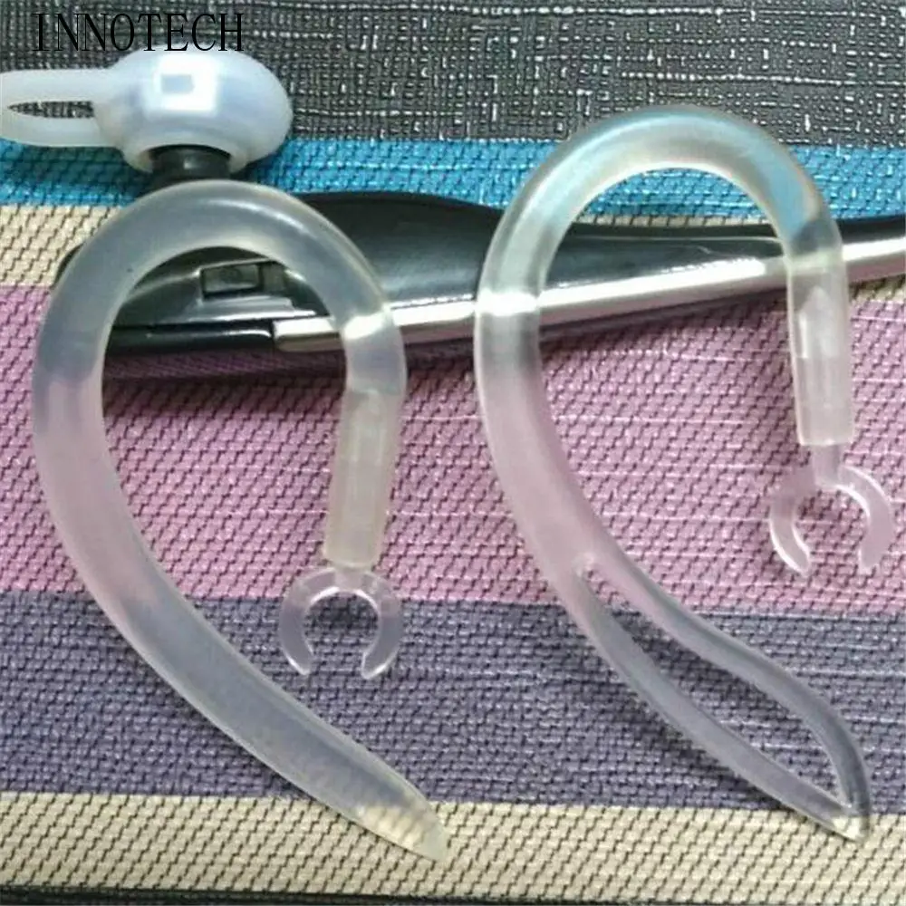 6 مللي متر 7 مللي متر 8 مللي متر 10 مللي متر سيليكون سماعة بلوتوث شفافة مشبك الأذن حلقة كليب الأذن هوك استبدال #1