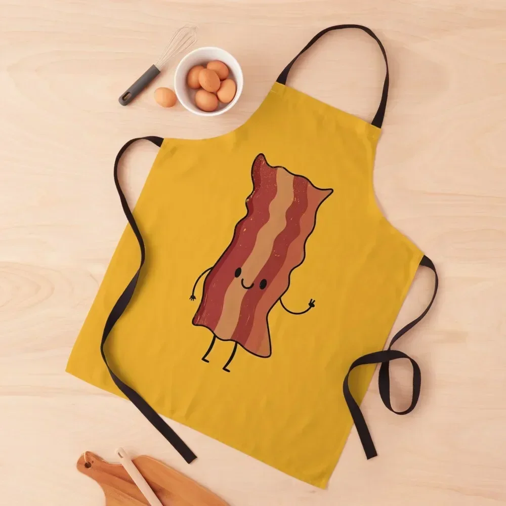 kawaii bacon cute bacon gift for bacon lover Apron Ladies Art Apron