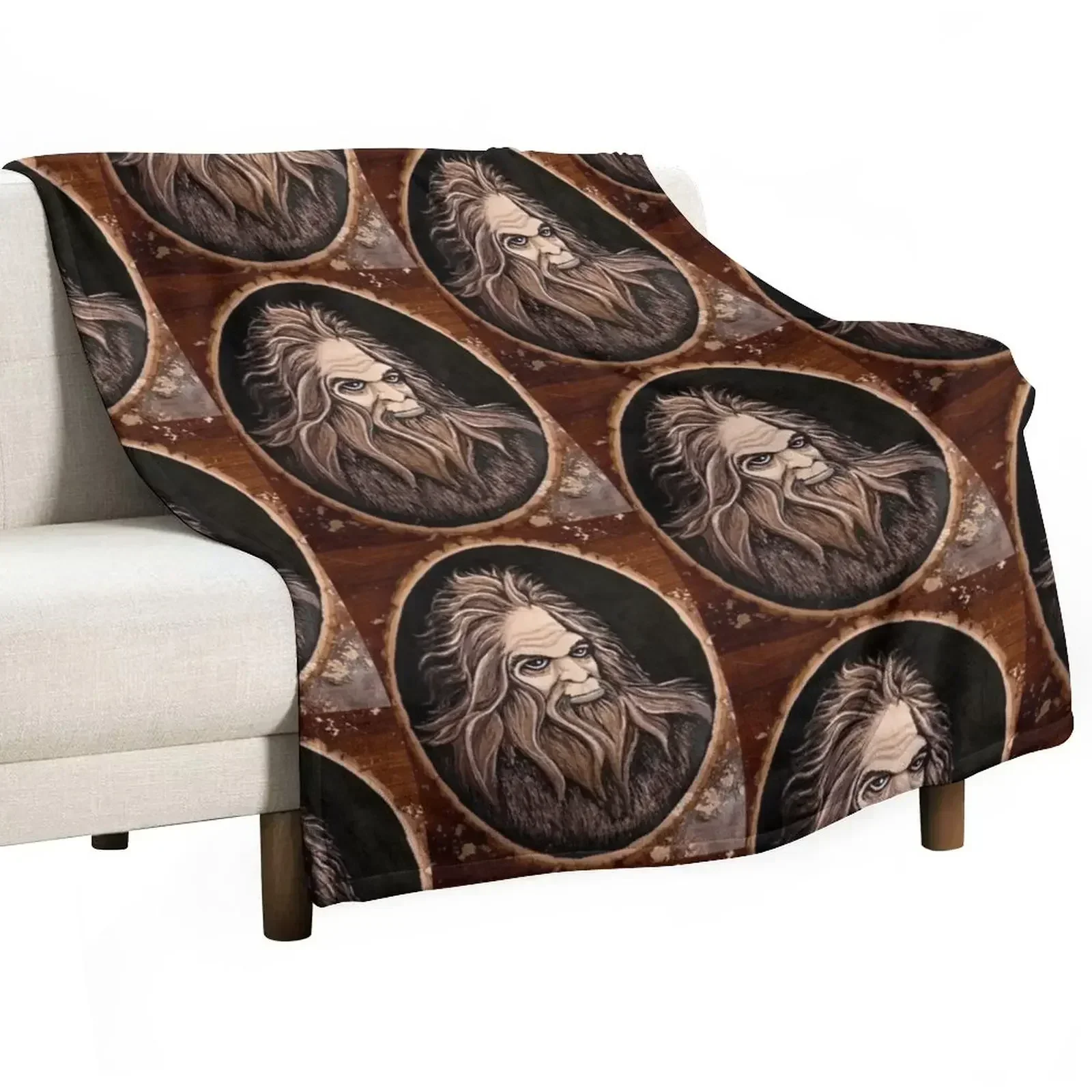 

BigFoot Throw Blanket Flannel Blankets For Sofas halloween Blankets