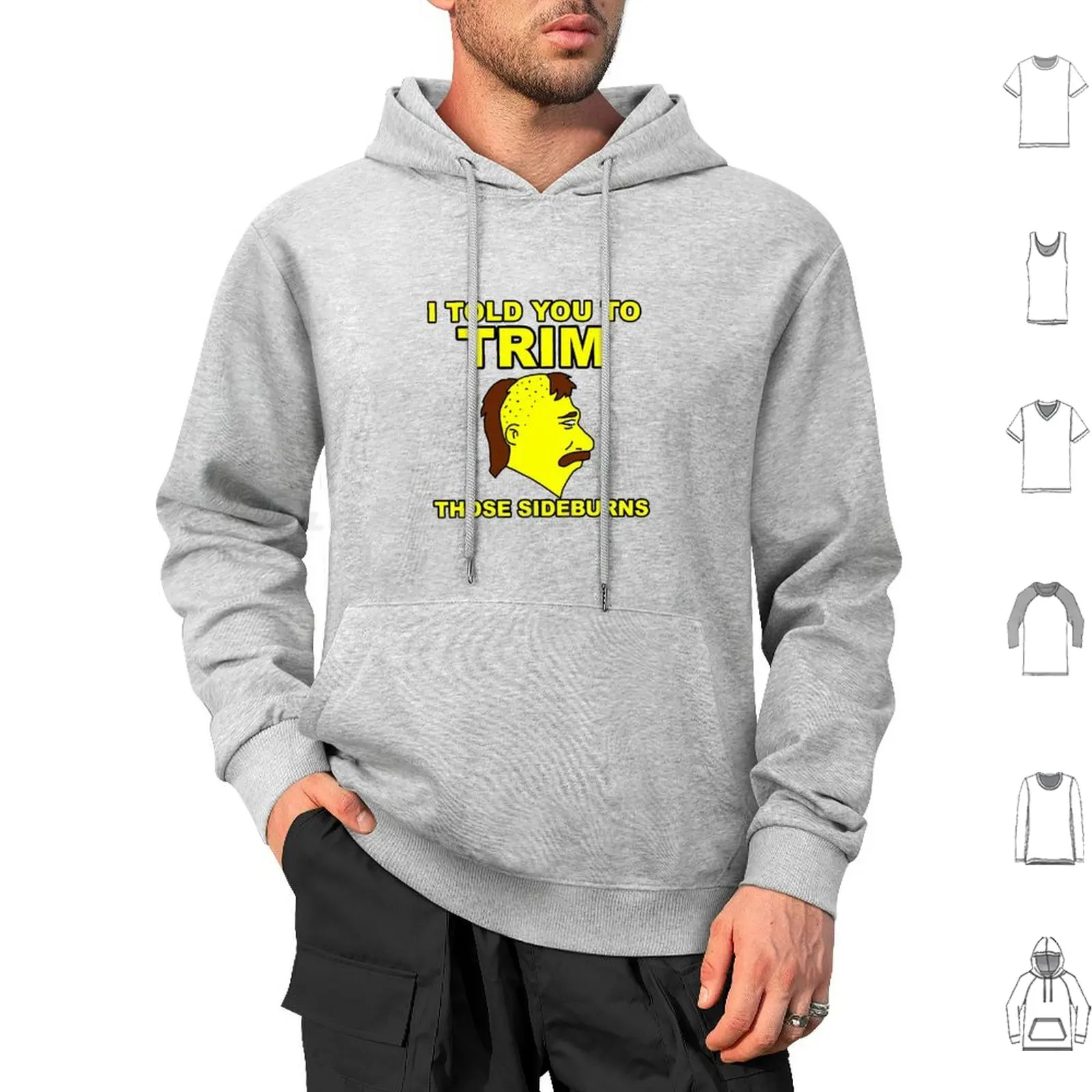 Trim Those Sideburns Hoodie cotton Long Sleeve Sideburns Trim Baseball Don Mattingly The