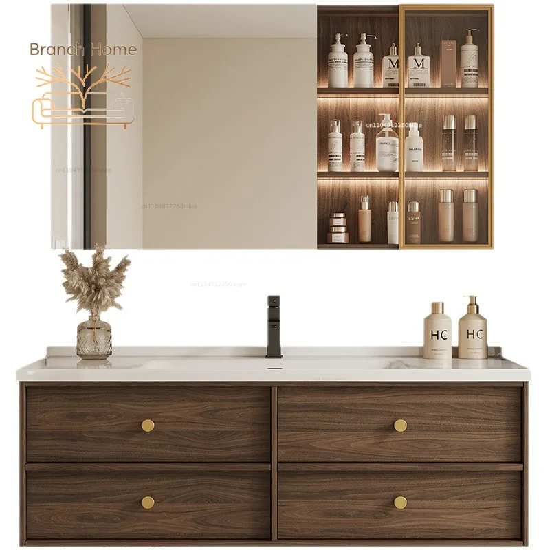Medieval style bathroom cabinet combination ceramic integrated basin toilet washstand hand washbasin cabinet bathroom