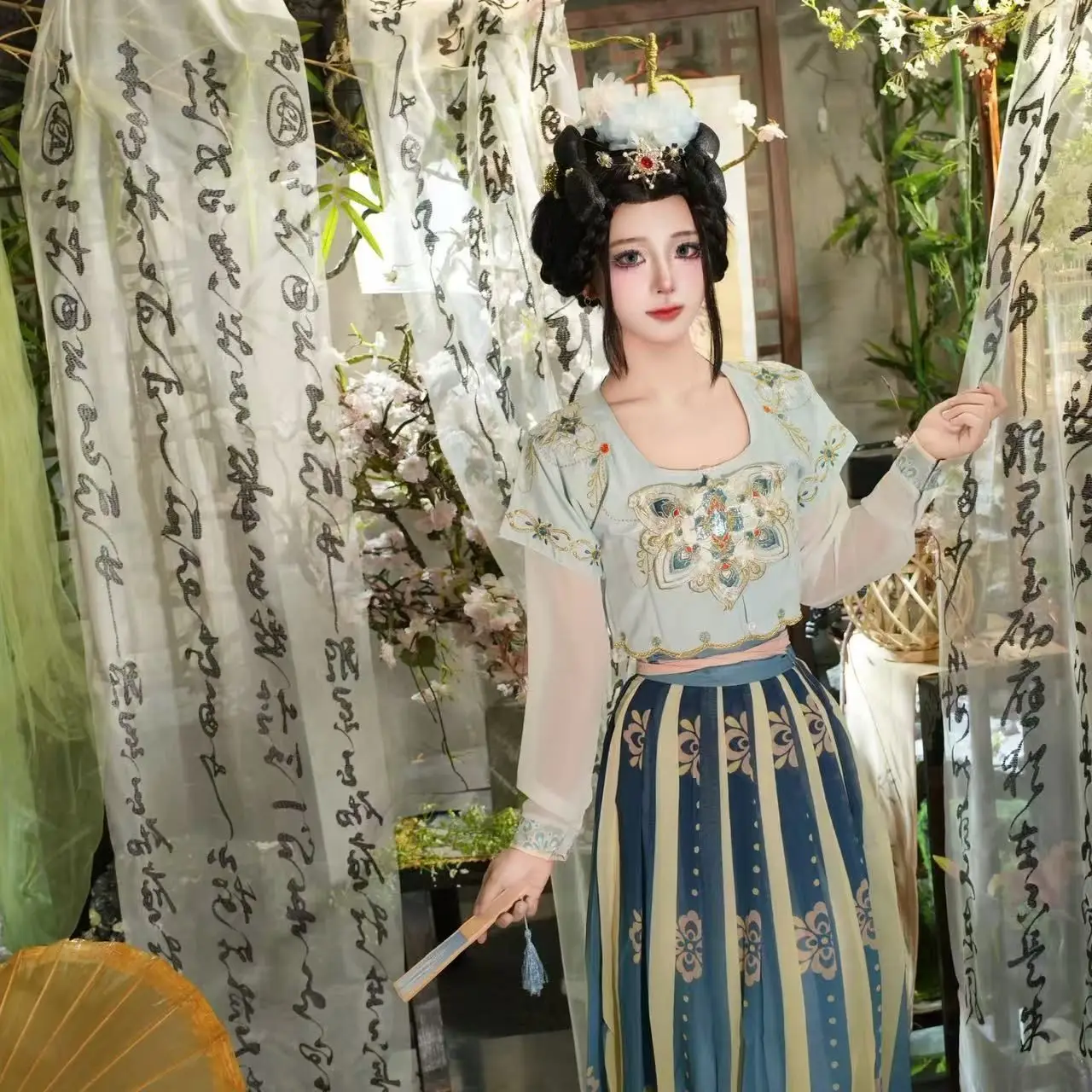 

Emily Dyer Cosplay Costume Identity V Doctor Lydia Jones Hanfu Modified Fairy Ancient Style Halloween Carnival Fancy Party