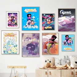 Steven Universe Retro Kraft Poster No Framed Poster Kraft Club Bar Paper Vintage Poster Wall Art Painting Bedroom Study Stickers