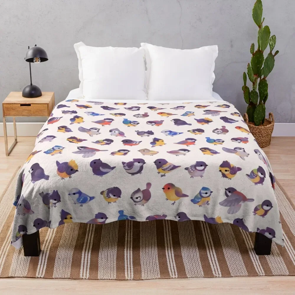 

Little bird (Paridae) Throw Blanket halloween Hairys for sofa Sleeping Bag Blankets