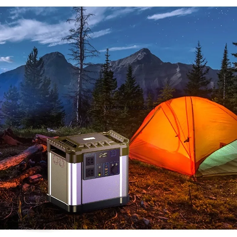 

Портативная электрическая зарядная станция (300 Вт/1000 Вт) для кемпинга с солнечной панелью