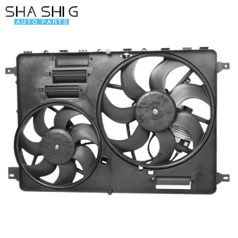 LR024292 Radiator Cooling Fan Motor Assembly Fit Land Rover 12-16 Range Rover Evoque LR045248 LR094390 LR100364 LR011905