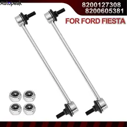 Set Pair Front Stabilizer Sway Bar Anti Roll Bar Drop End Links for Ford Ecosport Fiesta Mazda CX-3 Renault Clio Mk3 8200605381