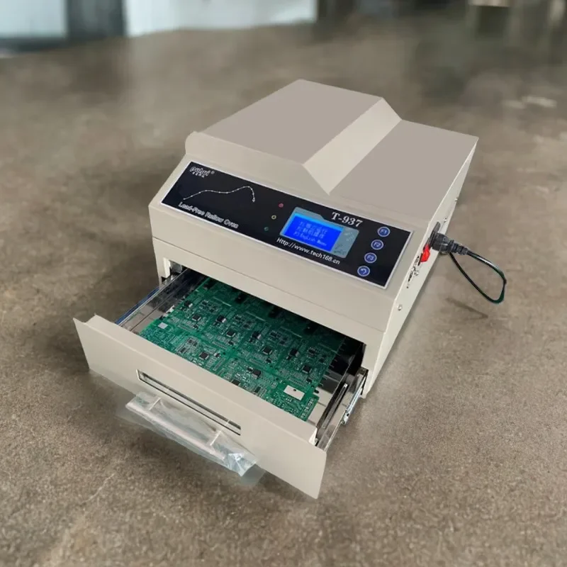 lead-free desktop  reflow oven wave soldering machine  for BGA welding Puhui T-937