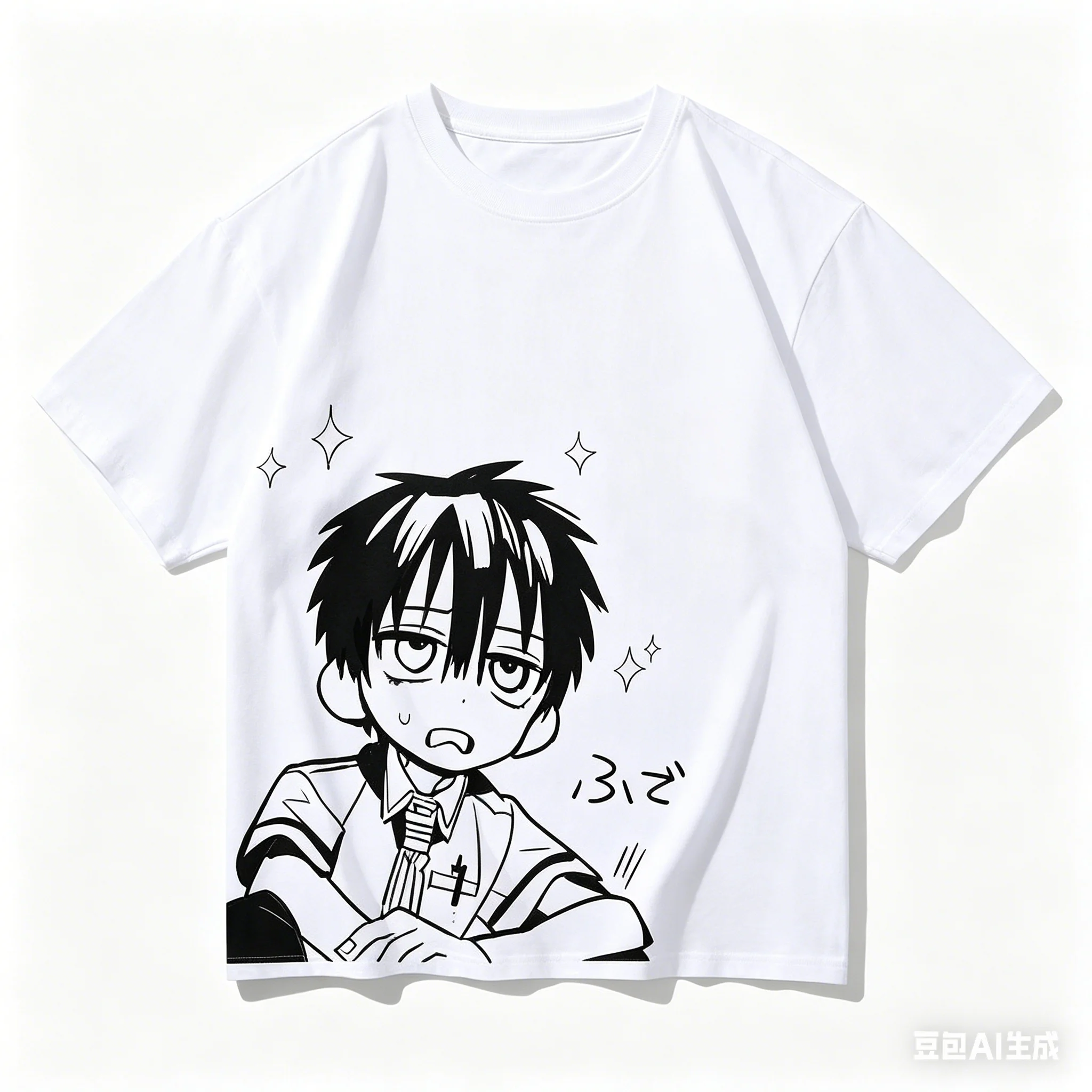 Toilet-Bound Hanako-kun Cotton T-shirt personality Clothes Oversized New Model Anime T-shirt Yearround clothing Retro Fashion