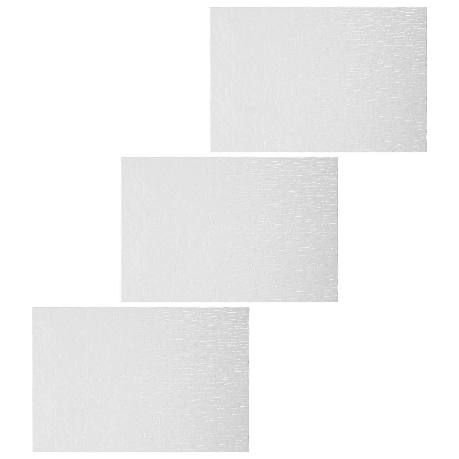 

3Pcs Miniature Roof Tiles Lifelike Small Roof Pieces for Crafting Dollhouse Decor DIY Sand Table Architectural Building Supplies