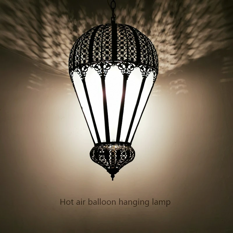 Hot Air Balloon Chandelier Bedroom Featured Restaurant Hotel Homestay Hollow Chandelier