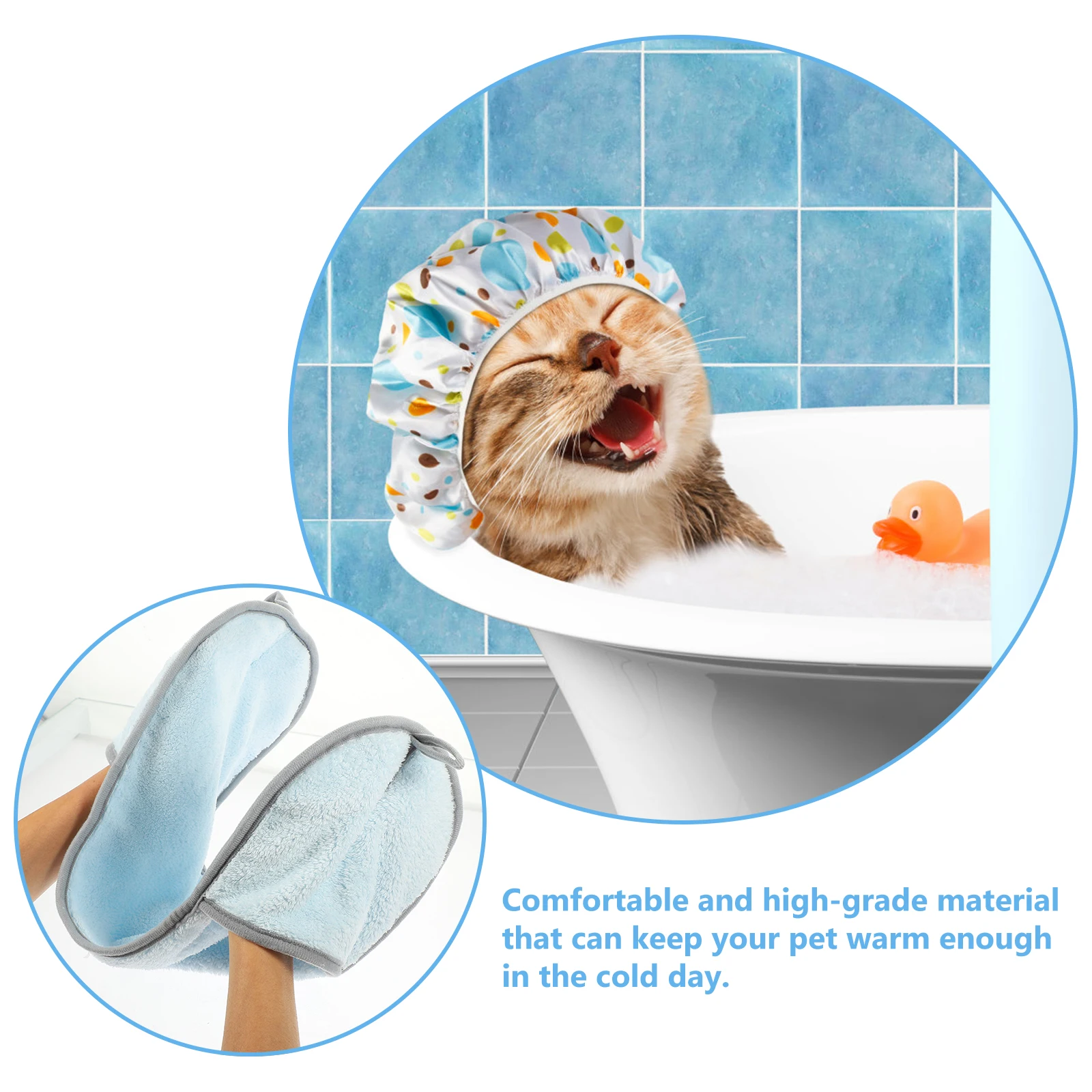 

Pet Bathing Coral Fleece Dog Towel Microfiber Large Design Super Absorbent Puppy Bathrobe Towels for Dogs Cat Supplies Water