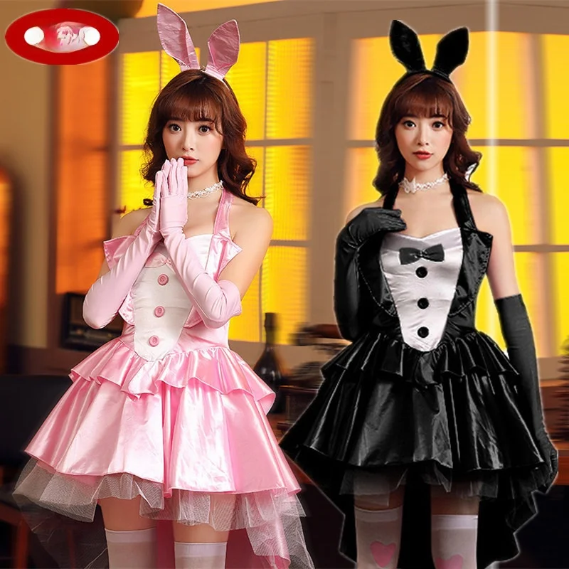 

Сексуальный Хэллоуин Бар DS Кролик Девушка DJ up Танцевальный Костюм Сценическое Представление Gogo Le Экипировка Женский Костюм Полиэфирного Волокна