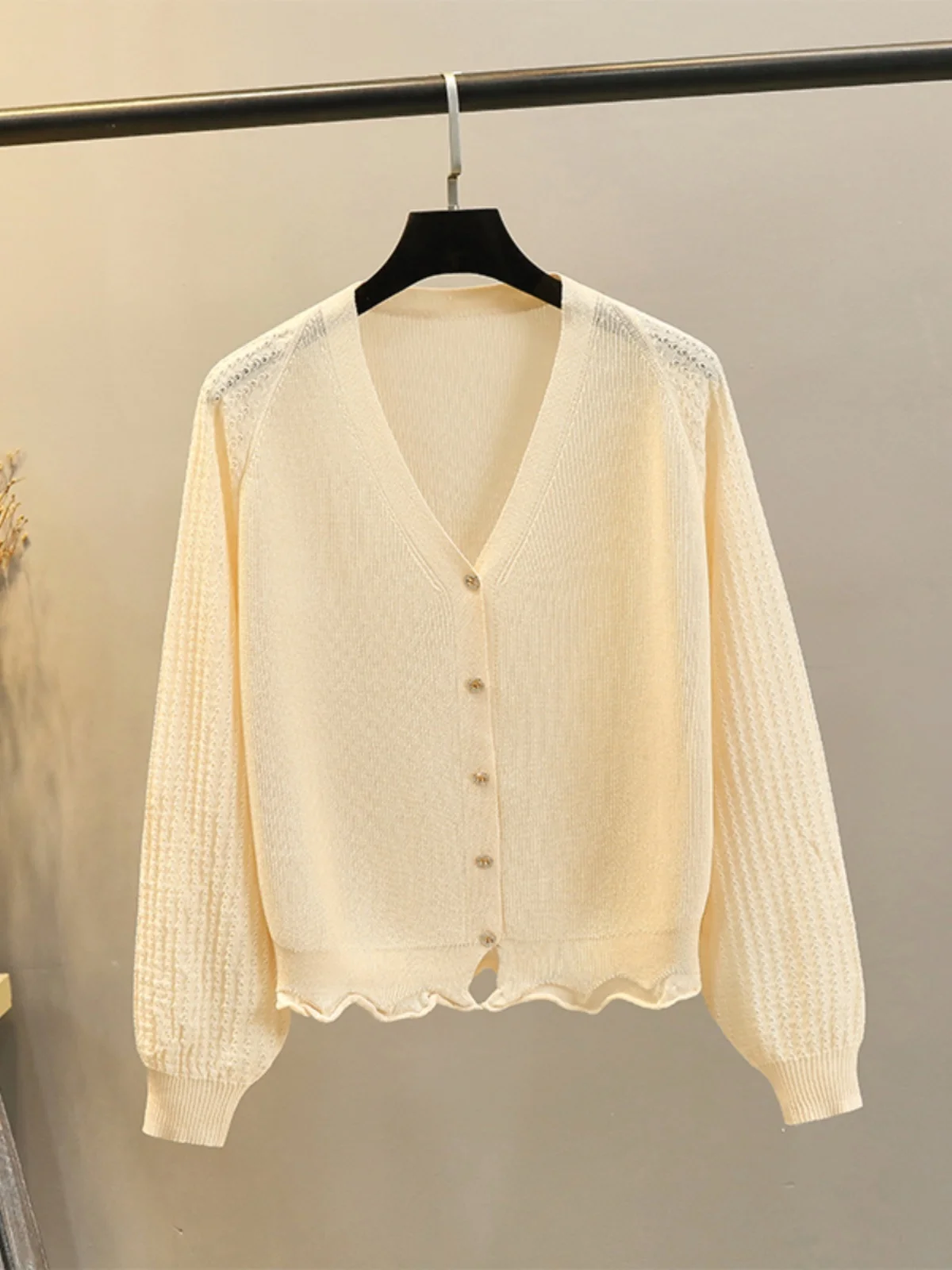 

High Quality Summer Cardigan Women's Air-conditioned Shirt Short Long Sleeved Knitted Ice Silk Thin Sun Protection Loose Top