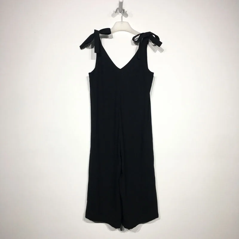 

Faionable One-Piece Suit Series D8709 Brand Women's Clothing Bule High Waist Long Pants Polyester Fiber