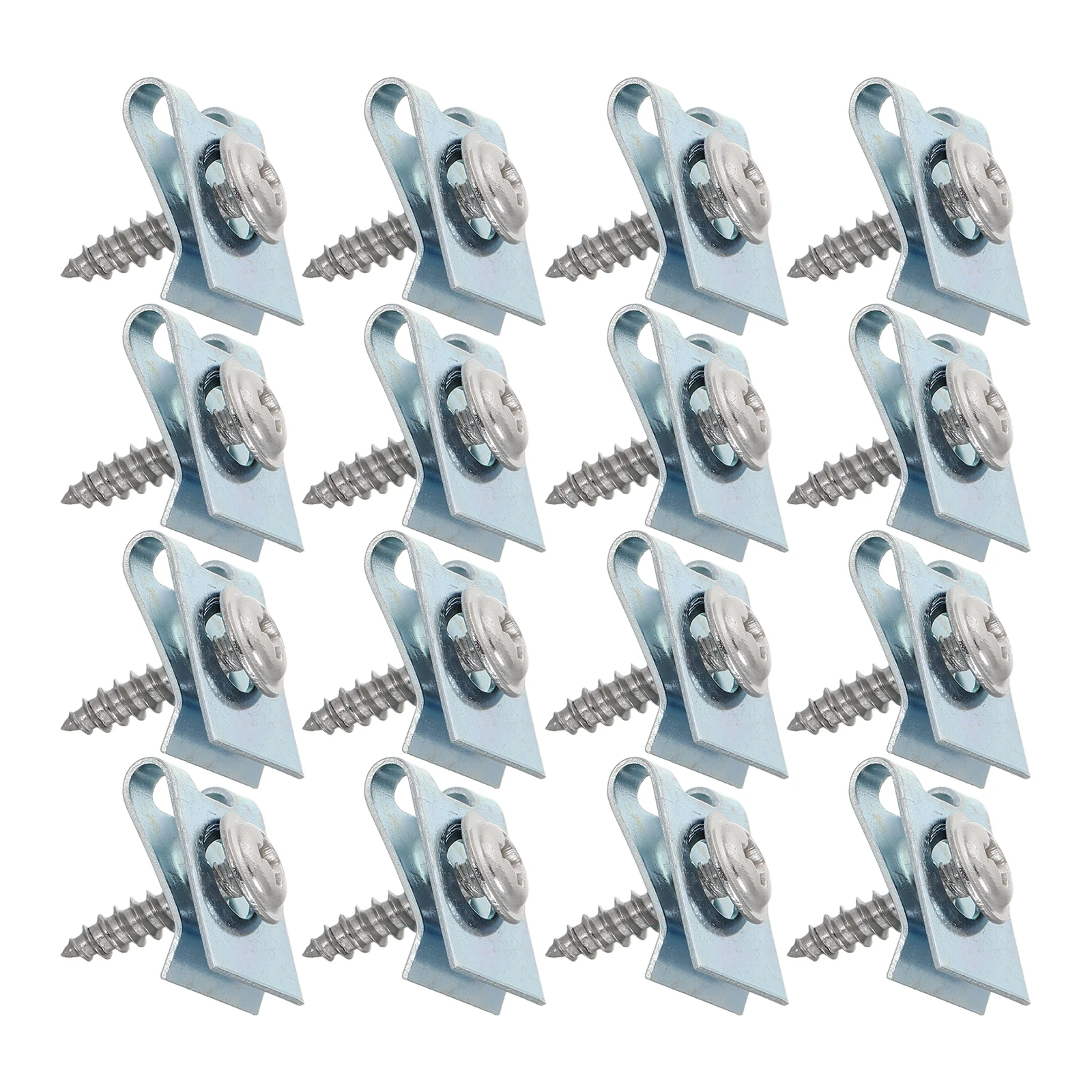

200pcs U shaped Fasteners Durable Metal Automotive Body Bolts Carbon Steel Large Capacity Secure Fit Motorcycle