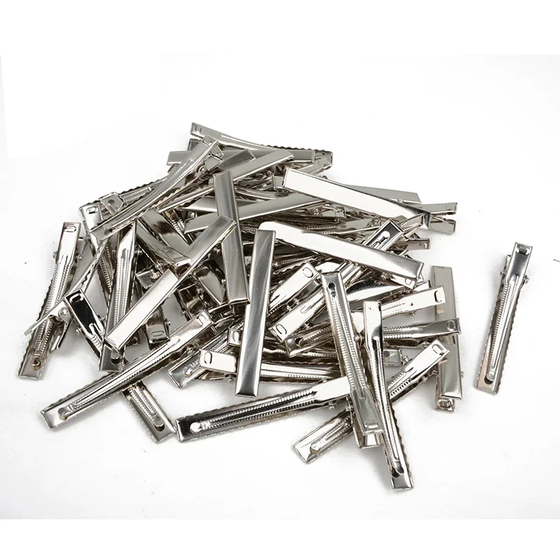 20pcs/lot Metal Crocodile Clips Cable Lead Testing Metal Alligator Clips Clamps Hair Clips Hairpins 30mm-65mm